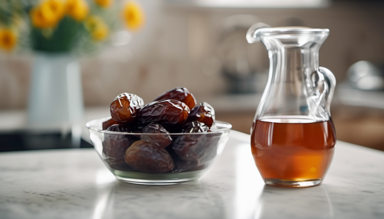 Dates Vinegar in bowl